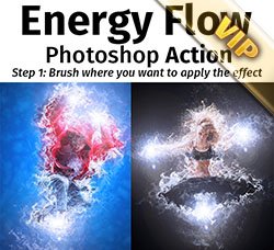 PS动作：Energy Flow Photoshop Action